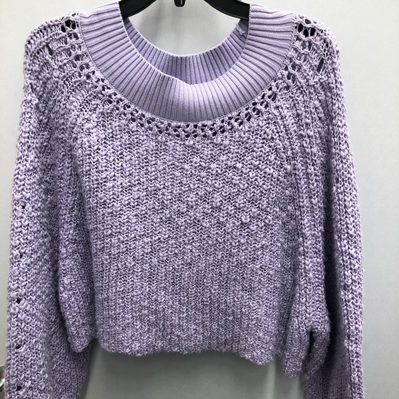 💜NWT Free People Pandora’s Boatneck Sweater - Picture 5 of 7